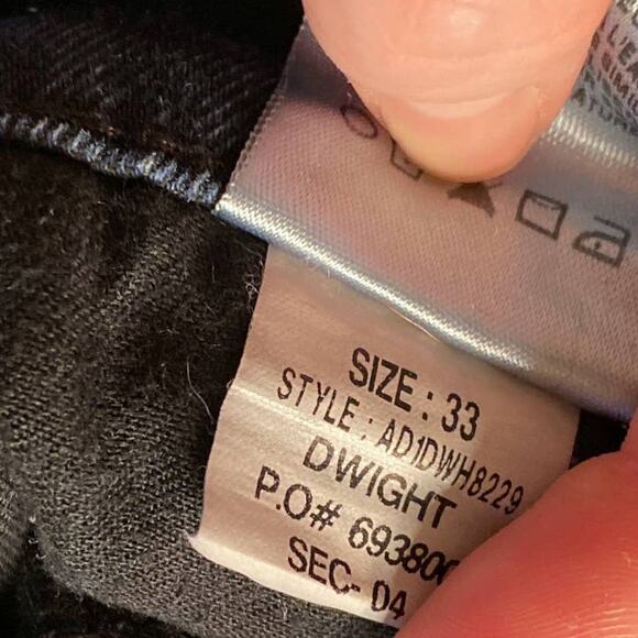 Joe's Jeans Dwight Dark Wash Denim Blue Jeans Size 33 Waist - Picture 7 of 9